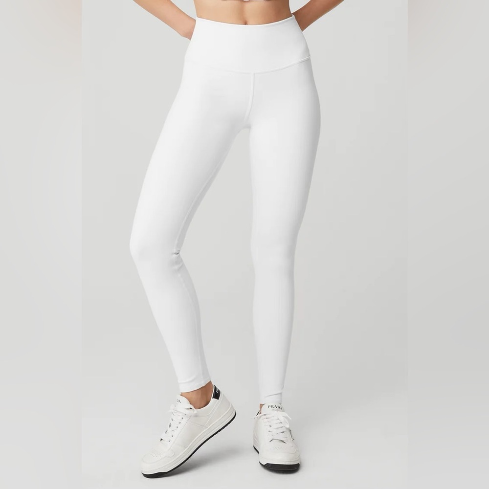 Alo High-waist Airbrush Leggings White